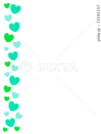 28_Vertical studded Green and yellow-green heart 73595157