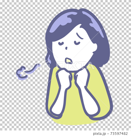 頭痛の種　溜息　2色 73597482