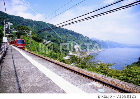 伊豆北川 駅 伊豆急行 2100系 リゾート21 ( 静岡県 東伊豆 ) 伊豆北川 駅 伊豆急行 2100系 リゾート21 ( 静岡県 東伊豆 ) 73598125