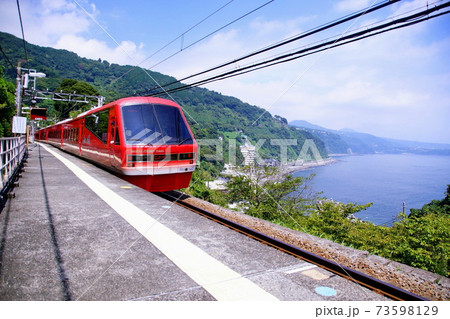 伊豆北川 駅 伊豆急行 2100系 リゾート21 ( 静岡県 東伊豆 ) 伊豆北川 駅 伊豆急行 2100系 リゾート21 ( 静岡県 東伊豆 ) 73598129