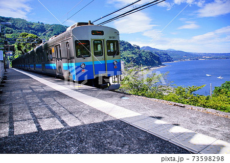 伊豆北川 駅 伊豆急行 8000系 普通列車 ( 静岡県 東伊豆 ) 伊豆北川 駅 伊豆急行 8000系 普通列車 ( 静岡県 東伊豆 ) 73598298