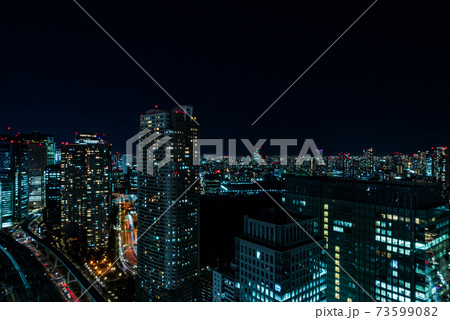 浜松町・世界貿易センタービルから見る新橋方面の夜景 73599082