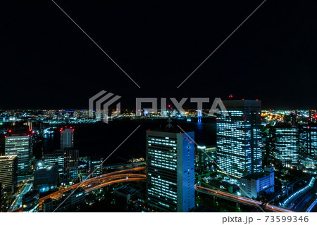 浜松町・世界貿易センタービルから見るお台場方面の夜景 73599346