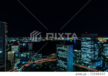 浜松町・世界貿易センタービルから見るお台場方面の夜景 73599347