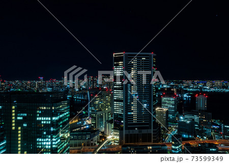 浜松町・世界貿易センタービルから見るお台場方面の夜景 73599349
