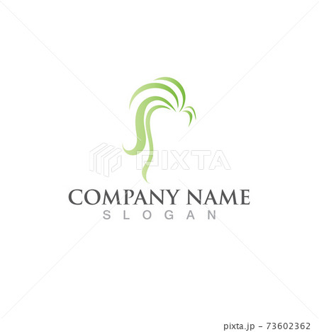 Hair logo icon vector illustration design image Hair logo icon vector illustration design image 73602362