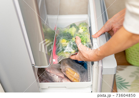 冷凍保存しているブロッコリー 冷凍保存しているブロッコリー 73604850