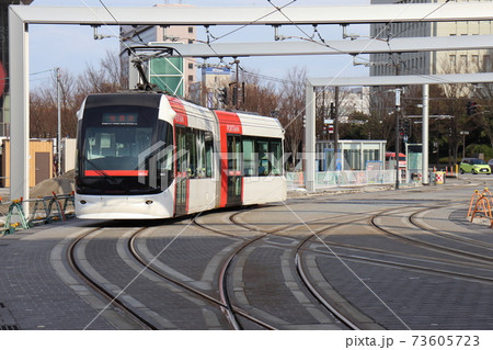 富山駅北口の軌道 富山港線（旧富山ライトレール） 73605723