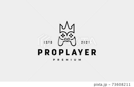 gamepad king logo vector design illustration 73608211