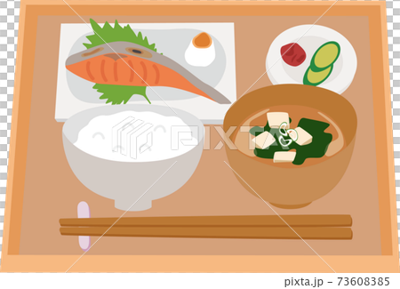 烤三文魚套餐看起來很美味 烤三文魚套餐看起來很美味 73608385