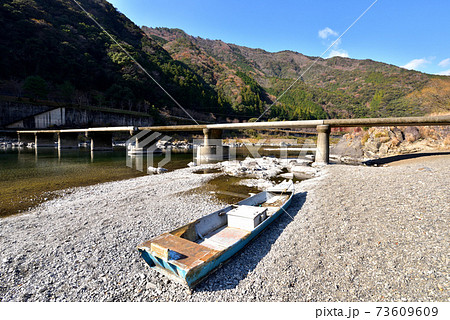 四万十川　長生沈下橋　ながおい沈下橋　高知県四万十市西土佐長生　 73609609