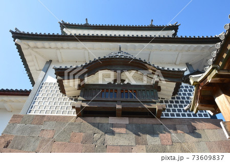 金沢城･菱櫓の出窓（石川県金沢市） 73609837