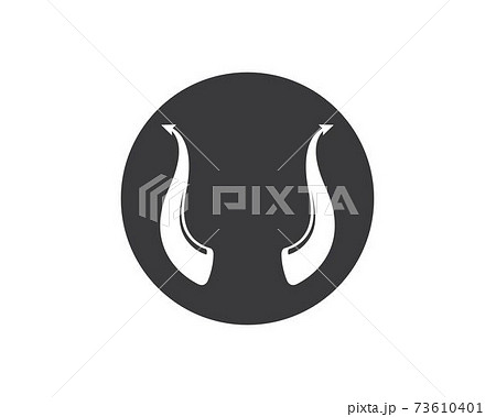 devil horn logo icon vector illustration design 73610401
