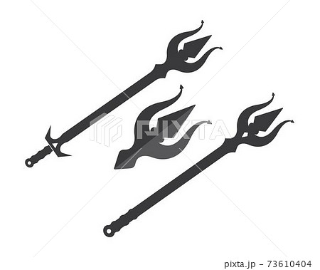Trident Logo Template vector icon illustration 73610404