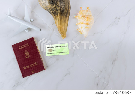 Were vaccinated passport Immunity with next to traveler health for Coronavirus covid-19 and Hungarian passport 73610637