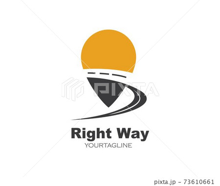 location point icon logo vector design 73610661