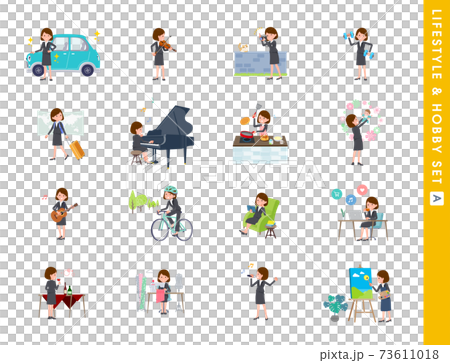 avocation, female, lady - Stock Illustration [73611018] - PIXTA
