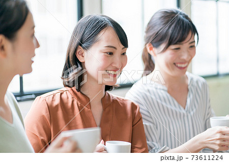 おうちで女友達とお茶 73611224