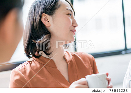 おうちで女友達とお茶 73611228