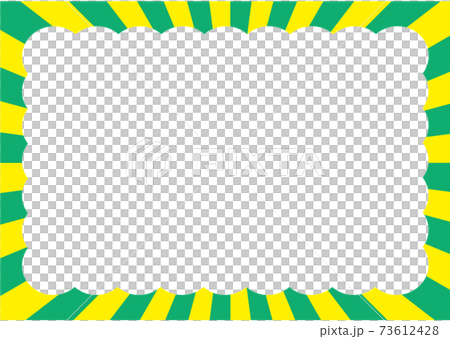 Flashy frame yellow and green 73612428