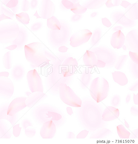 ピンクの花びらが舞う背景イラストのイラスト素材