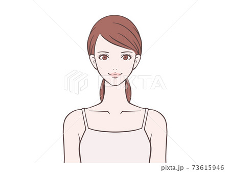 キャミソールの女性 73615946