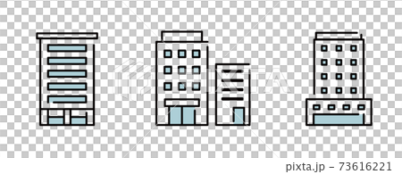 建築圖設置圖標高層建築建築群商務酒店公寓 73616221