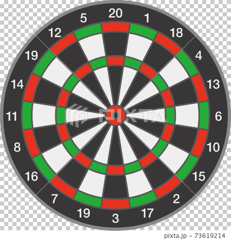 ダーツボードのイメージイラスト（正面） 73619214