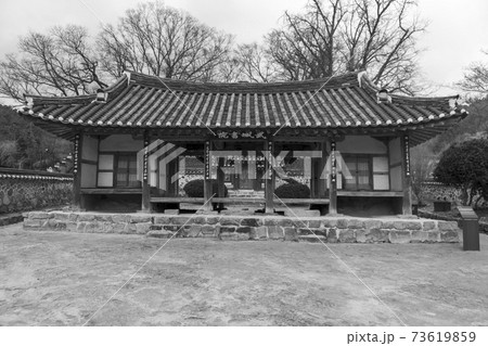 韓国 冬 韓屋 73619859