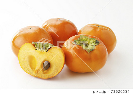 秋の味覚の柿 富有柿 秋の味覚の柿 富有柿 73620554