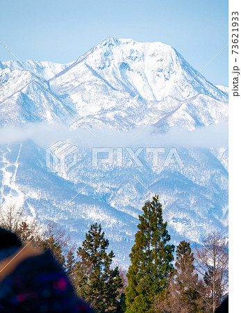 タングラムスキー場からの景色　妙高山／冬 73621933
