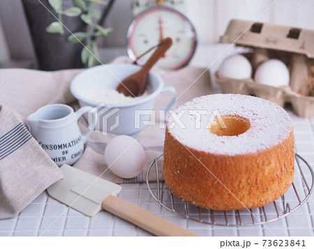 シフォンケーキ クッキング素材 シフォンケーキ クッキング素材 73623841