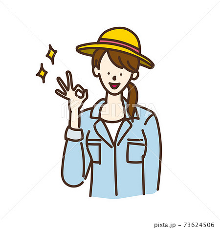 シンプルな女性のイラスト ポーズ バリエーション 農業 農家のイラスト素材 シンプルな女性のイラスト ポーズ バリエーション 農業 農家のイラスト素材