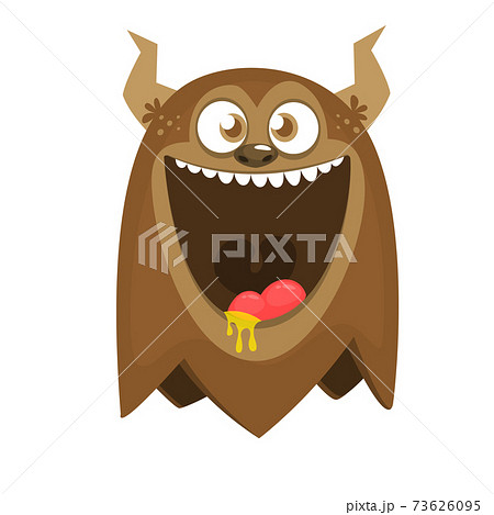 Funny cartoon monster. Vector monster illustration Funny cartoon monster. Vector monster illustration 73626095