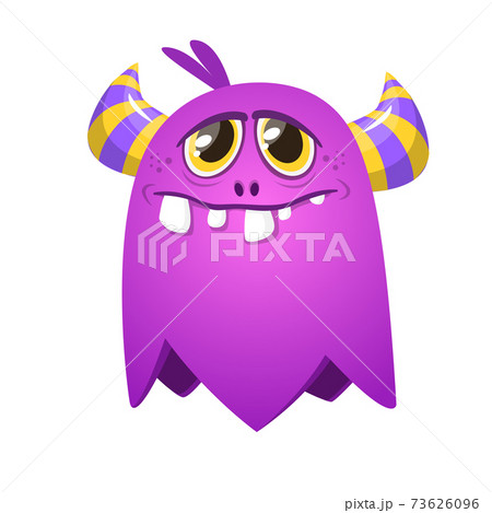 Funny cartoon monster. Vector Halloween 73626096