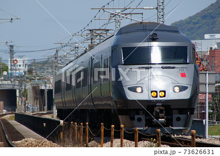 赤いステッカー　787系・特急有明 73626631