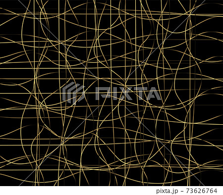 Gold luxurious line pattern with hand drawn lines. Golden wavy striped, Abstract background, vector illustration Gold luxurious line pattern with hand drawn lines. Golden wavy striped, Abstract background, vector illustration 73626764