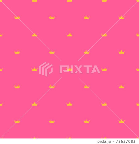 Abstract Seamless pattern with king, princess crowns. Vector Illustration EPS10 73627083