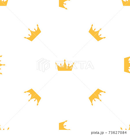 Abstract Seamless pattern with king, princess crowns. Vector Illustration EPS10 73627084