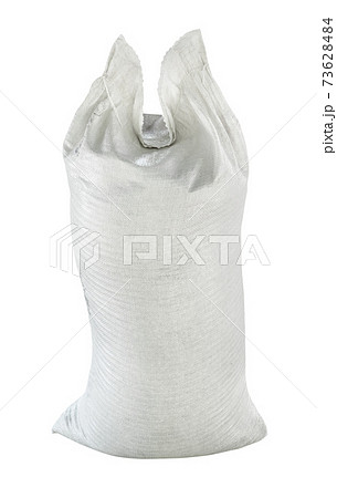 filled polypropylene bag cutout on white filled polypropylene bag cutout on white 73628484