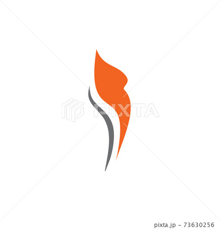 Woman pregnant icon logo design template 73630256