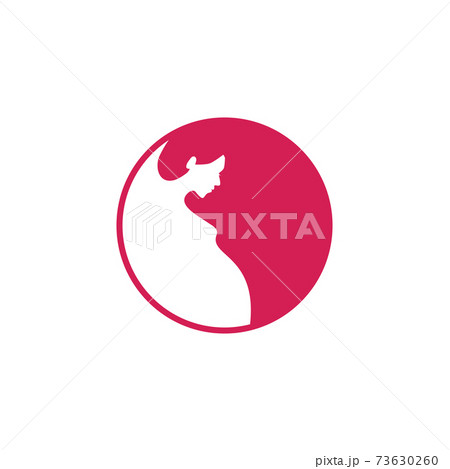 Woman pregnant icon logo design template Woman pregnant icon logo design template 73630260