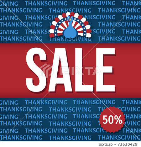 USA Thanksgiving day sale banner USA Thanksgiving day sale banner 73630429