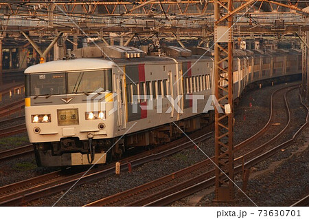 上野へ回送される185系エクスプレス色 73630701