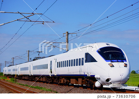 佐賀平野を走る885系・白いかもめ 73630706