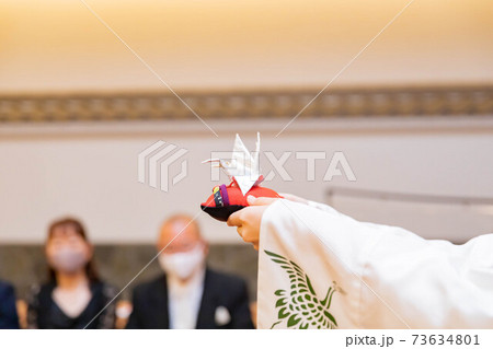 結婚式　挙式　和式　指輪 73634801