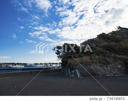 湘南三浦半島の神奈川県三浦市城ヶ島の冬 73638803