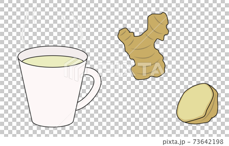 生薑熱水帶輪廓線 73642198