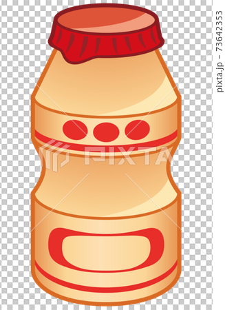 Lactic Acid Bacteria Beverage Health Cold Stock Illustration