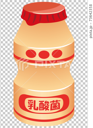 乳酸菌飲料 健康 風邪予防のイラスト素材